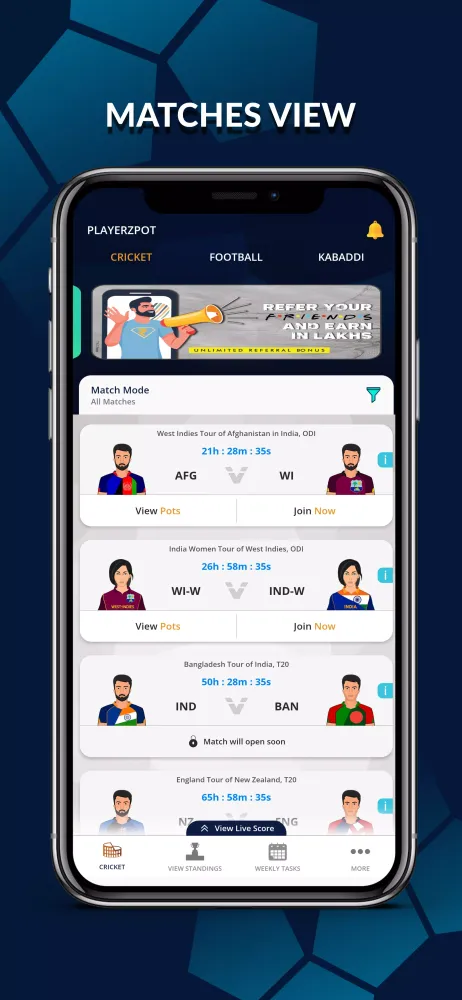 Capturas de pantalla de PlayerzPot
