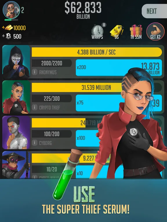 Idle Thieves - Mafia Tycoon iPad  स्क्रीनशॉट