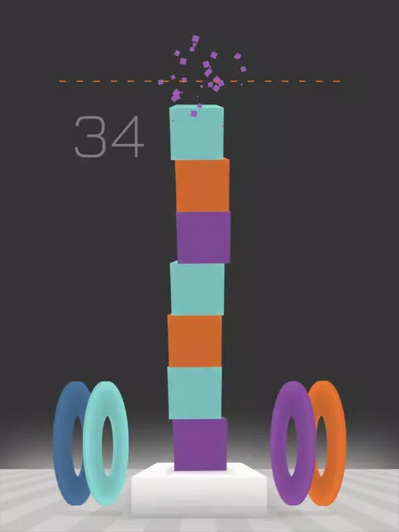 Captures d'écran de Cube Rule - Split Second Cubic Match Test iPad 