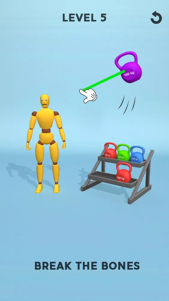 Tangkapan layar Kick & Break The Ragdoll Games