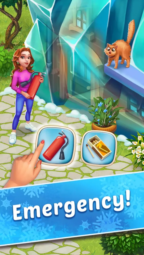 Coldscapes: My Match-3 Family应用截图
