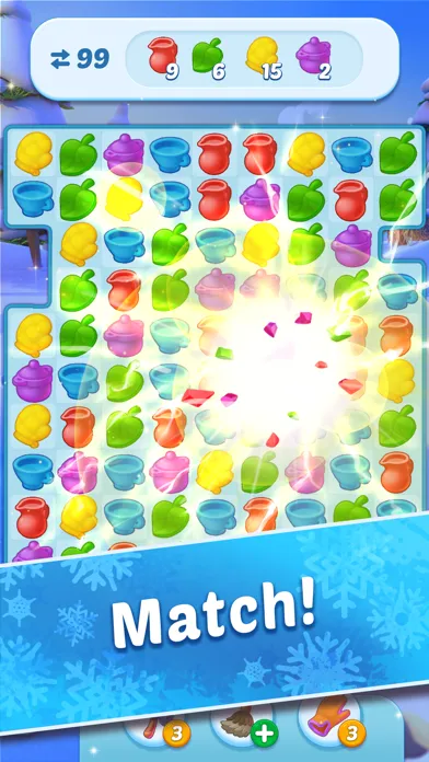 Coldscapes: My Match-3 Family Screenshots