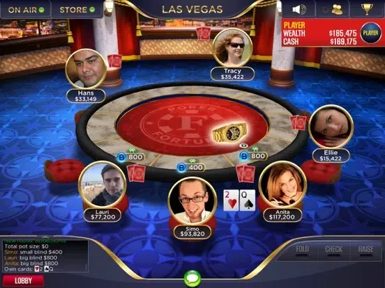 Capturas de tela do Poker Fortunes iPad 