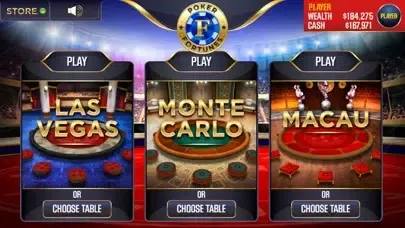 Capturas de tela do Poker Fortunes