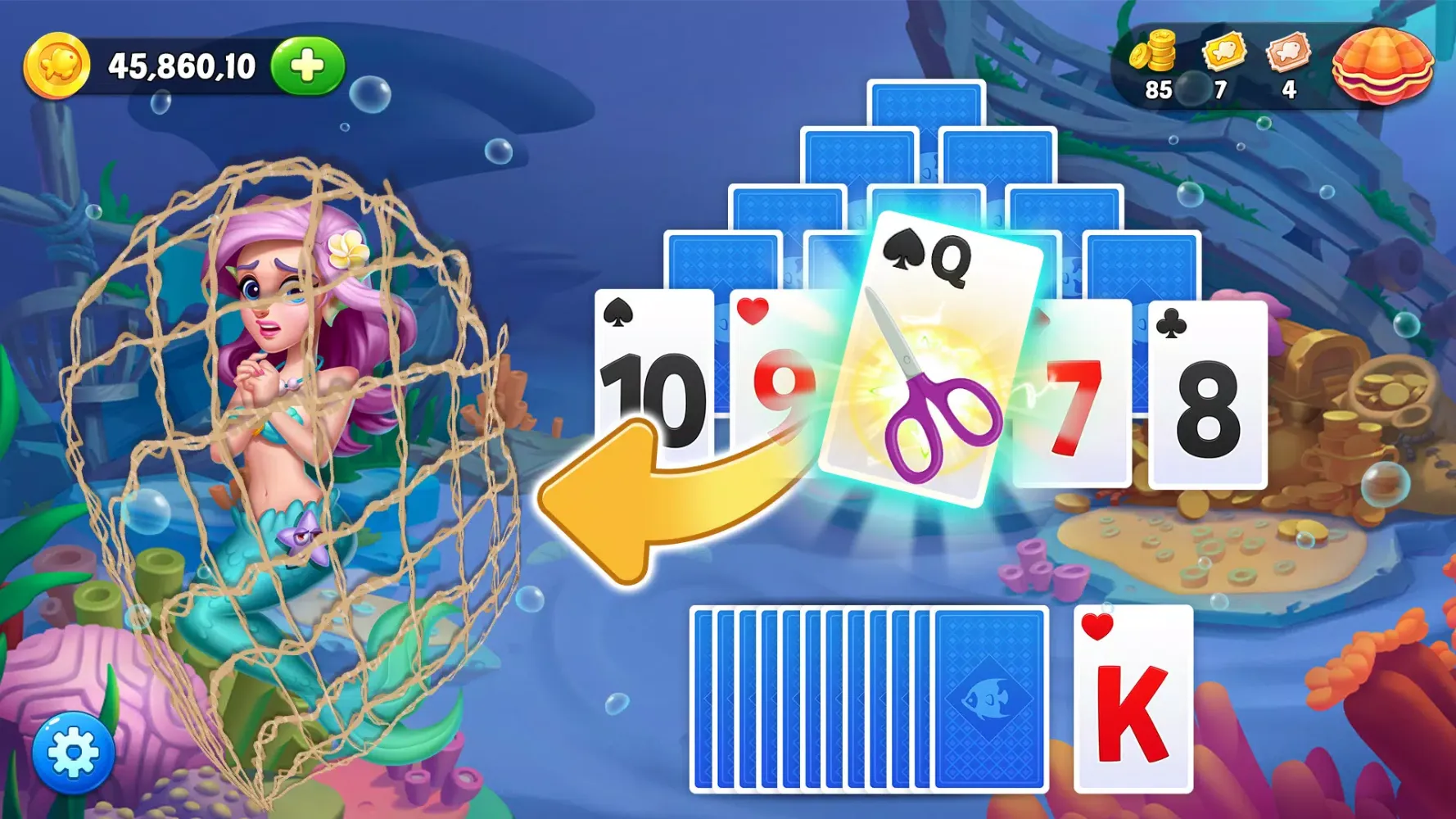 Solitaire Fish Mania Ekran Görüntüleri