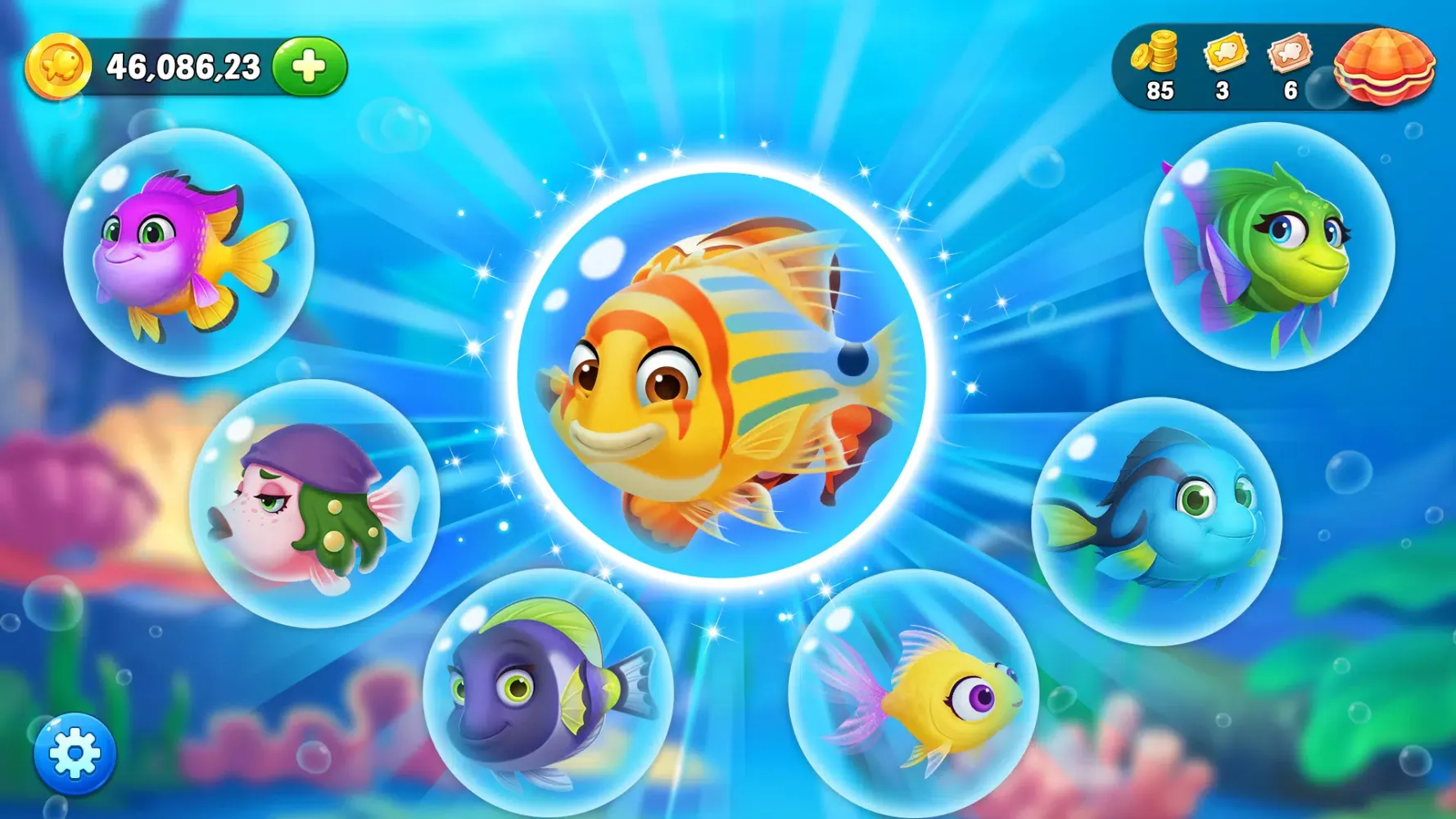 Solitaire Fish Mania Ekran Görüntüleri