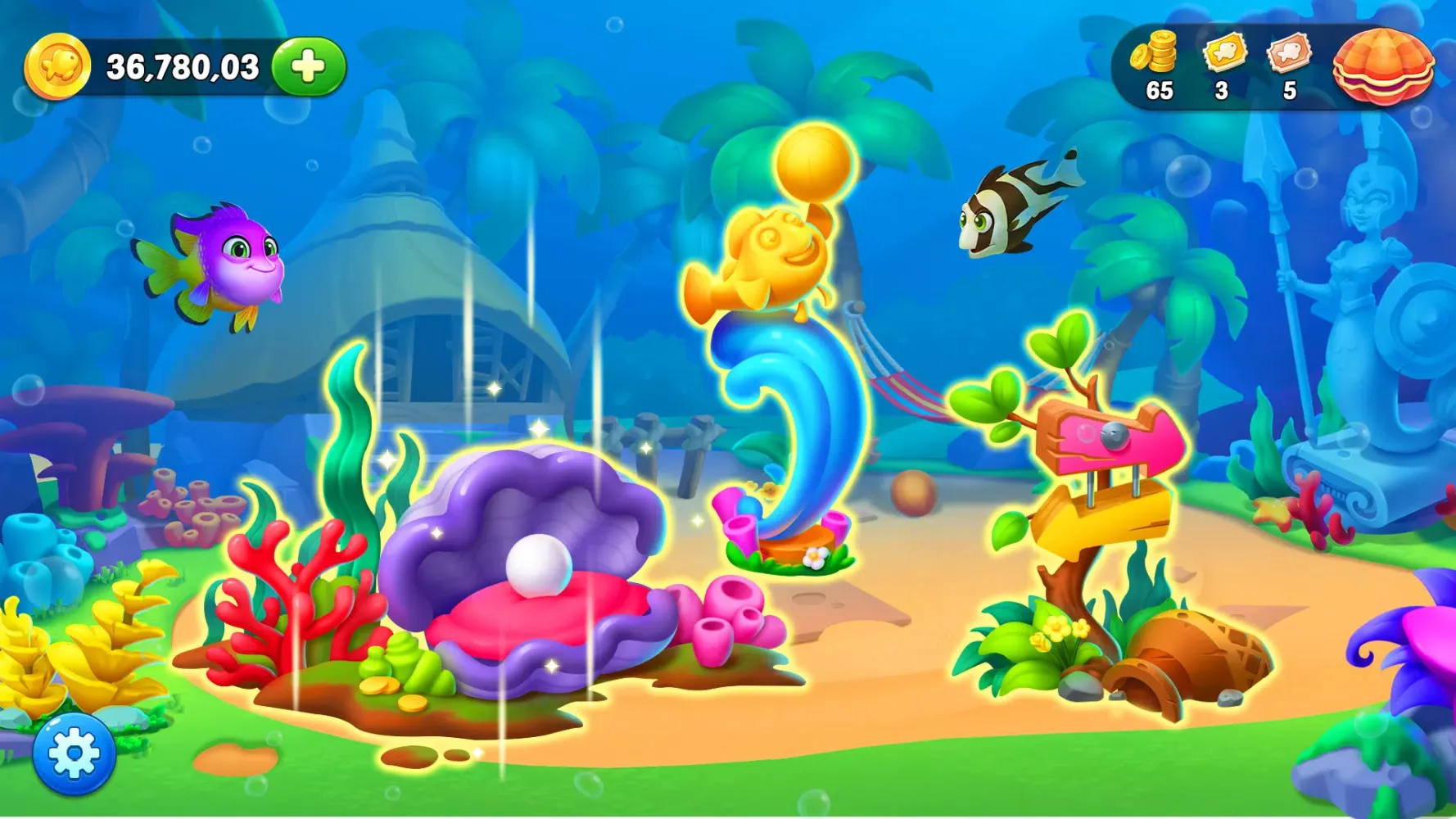 Solitaire Fish Mania Ekran Görüntüleri