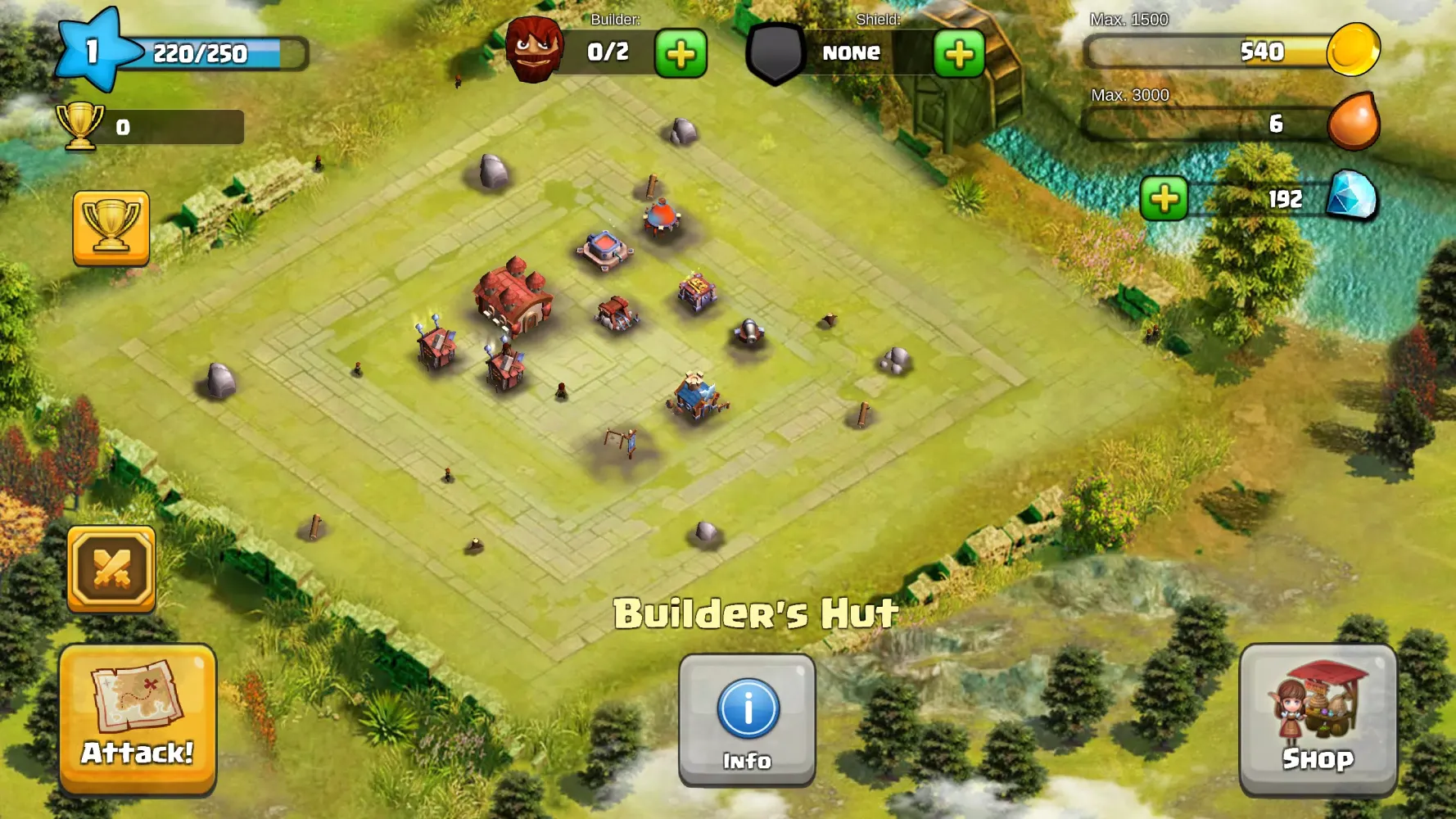 Capturas de tela do King of Clans