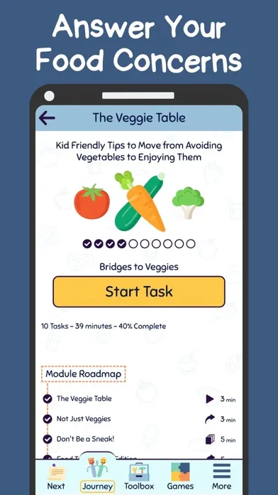 ภาพหน้าจอของ Playful Eats: Fix Picky Eating