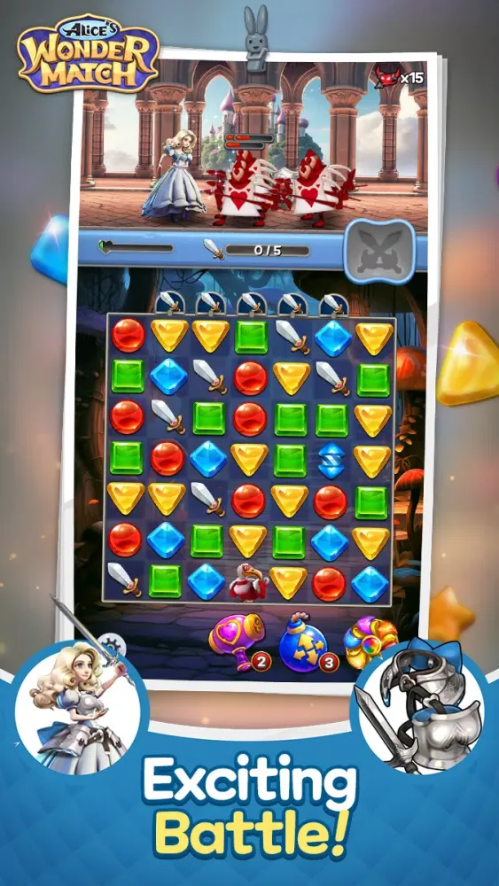 ภาพหน้าจอของ Alice Wonder Match