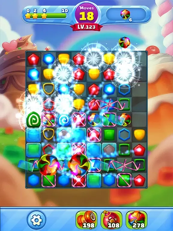 Jenny&Wolf Match3 iPad  स्क्रीनशॉट