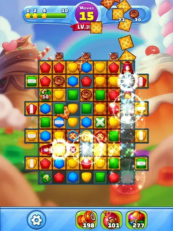 Jenny&Wolf Match3 iPad  स्क्रीनशॉट