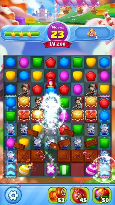 Jenny&Wolf Match3 स्क्रीनशॉट