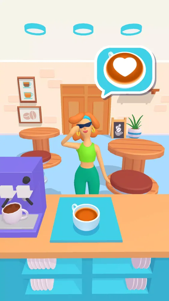 Tangkapan layar Coffee Shop 3D