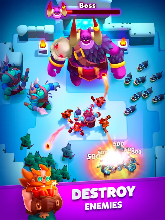 Tangkapan layar Crash Heads iPad 