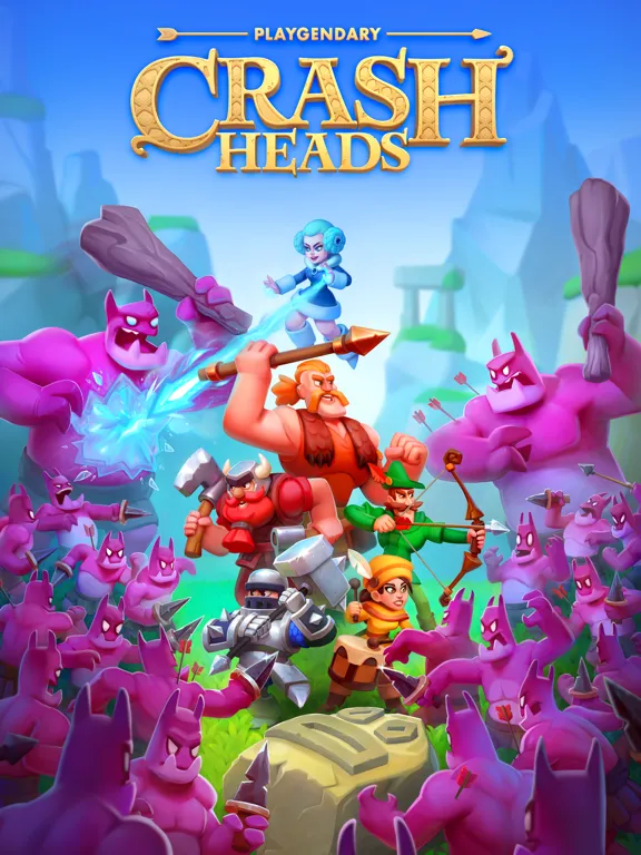 Tangkapan layar Crash Heads iPad 