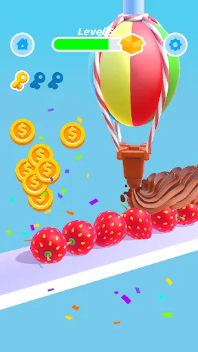 Perfect Cream: Icing Cake Game Screenshots