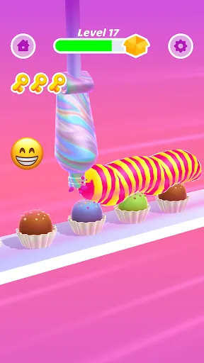 Perfect Cream: Icing Cake Game Screenshots