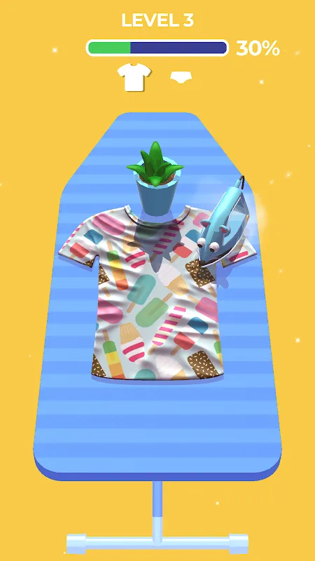 Tangkapan skrin Perfect Ironing