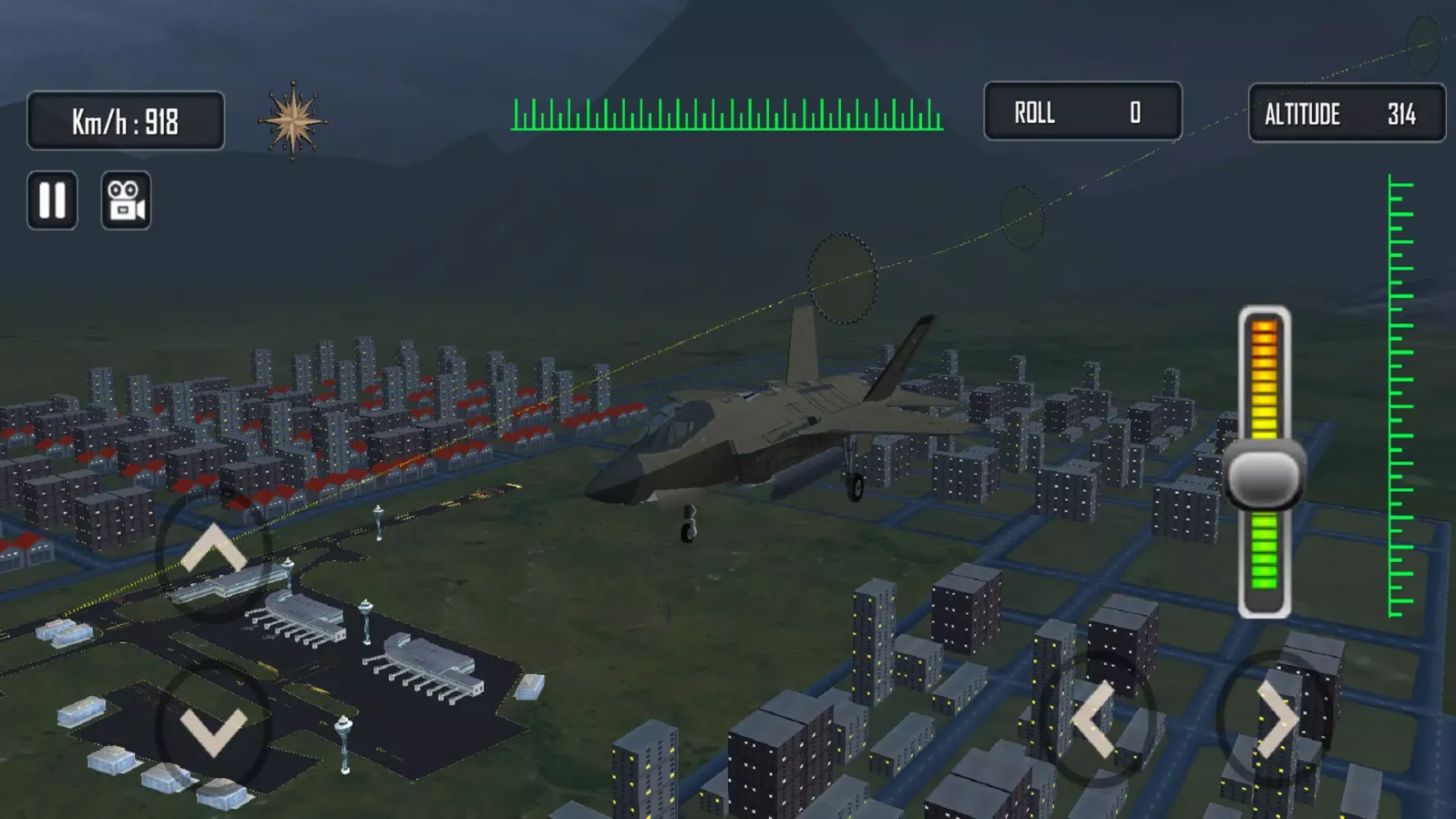 City Pilot Flight 3D Simulator 스크린샷