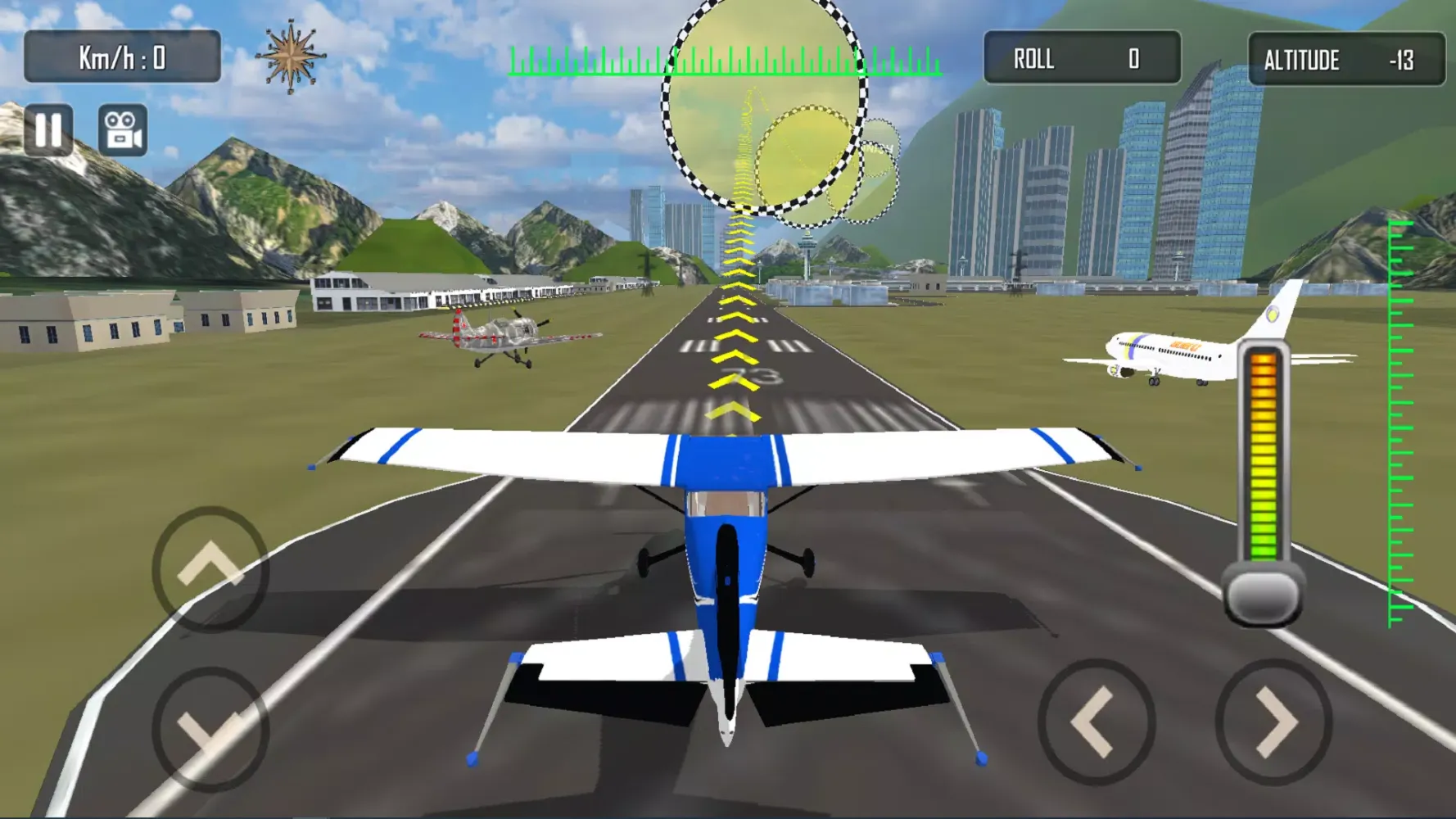 City Pilot Flight 3D Simulator 스크린샷