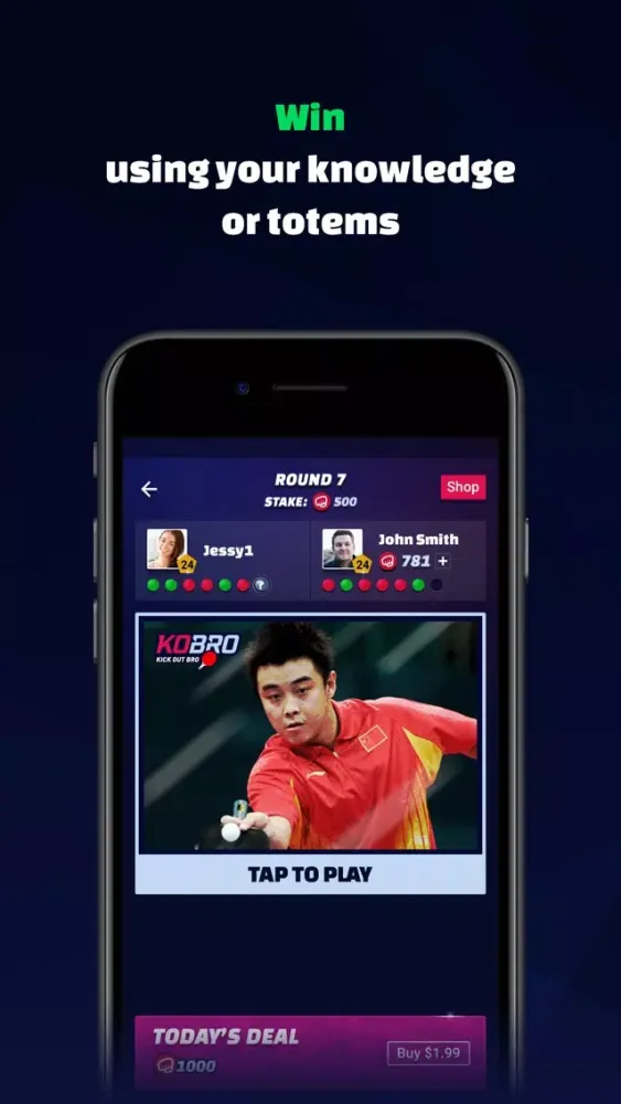 Скриншоты KoBro - Table Tennis Quiz