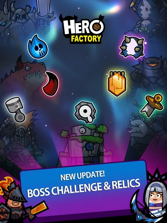 Hero Factory : Idle Tycoon iPad  Ekran Görüntüleri
