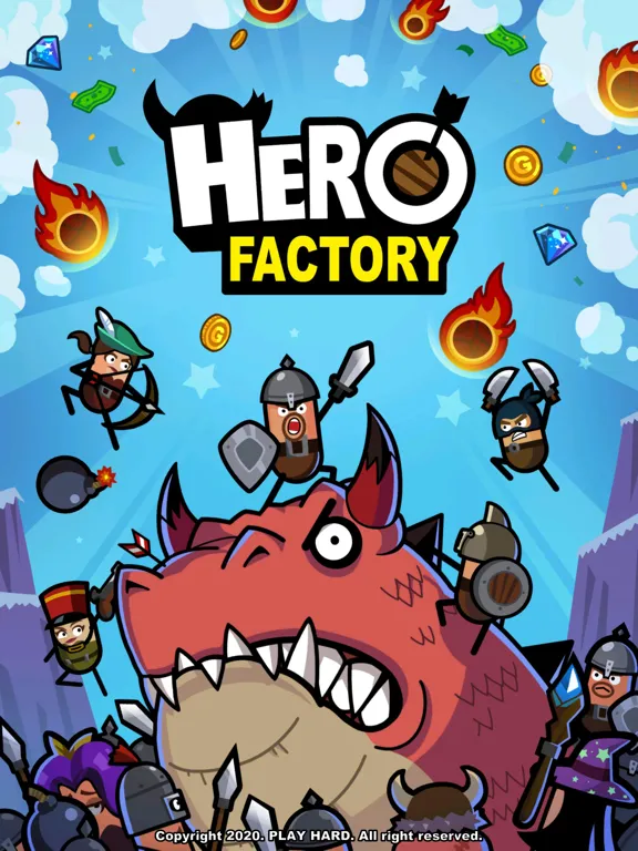 Hero Factory : Idle Tycoon iPad  Ekran Görüntüleri