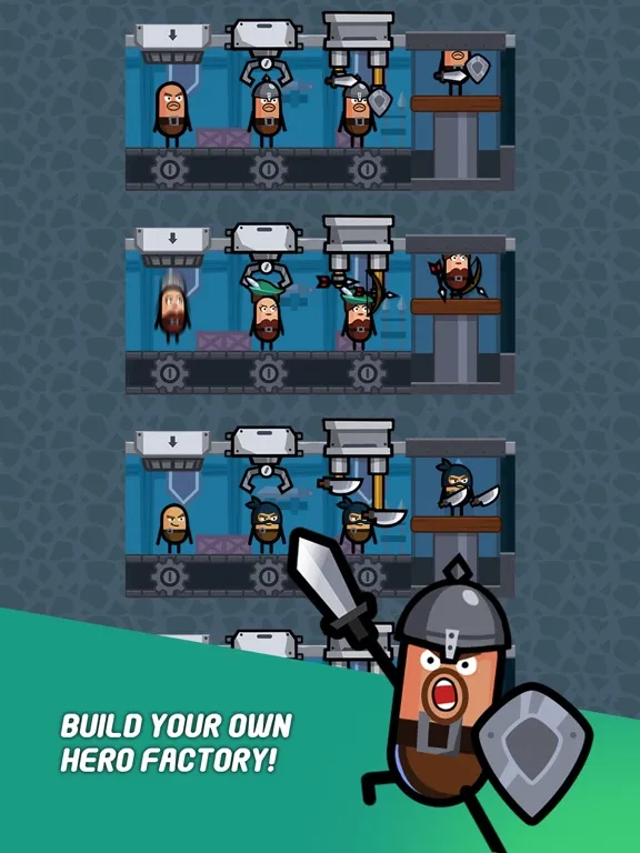 Hero Factory : Idle Tycoon iPad  Ekran Görüntüleri