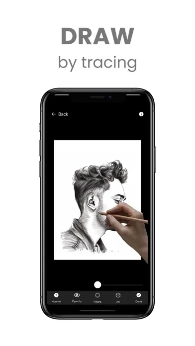 Ảnh chụp màn hình của Camera Lucida - Tracing App