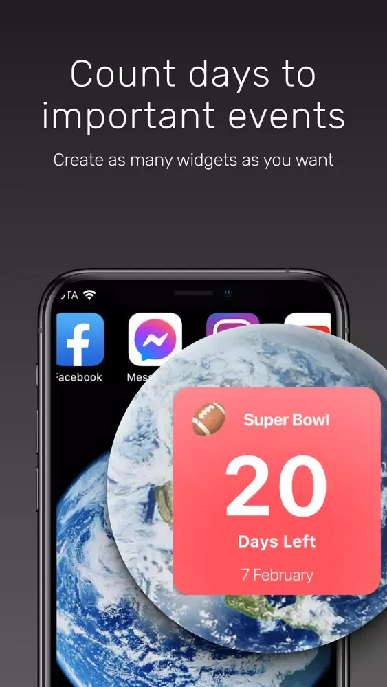 Capturas de pantalla de Birthday Countdown Widget