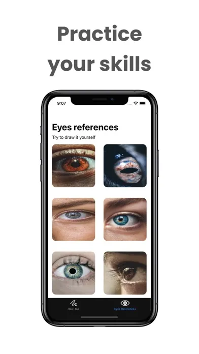 Скриншоты Learn to Draw Eyes ・