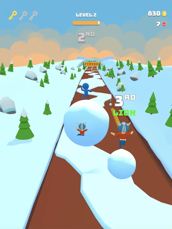 Capturas de tela do SnowBall Fever iPad 