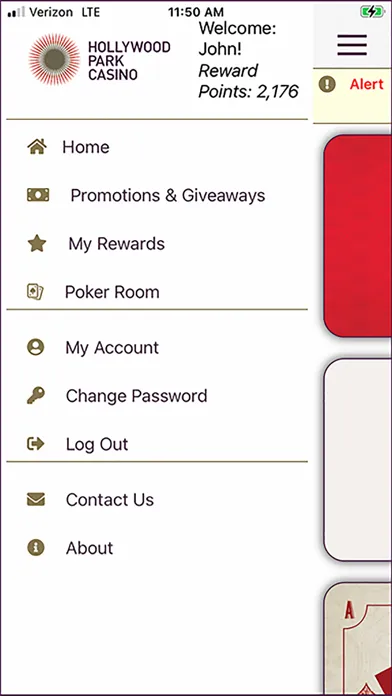 Capturas de tela do HPC Rewards