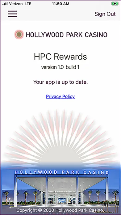Capturas de tela do HPC Rewards