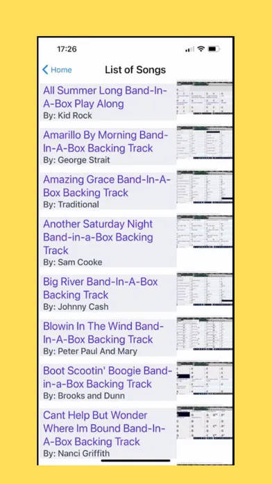 BIAB Backing Tracks Screenshots