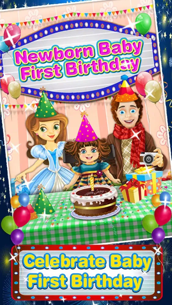 Baby First Birthday Party - New baby birthday planner game应用截图