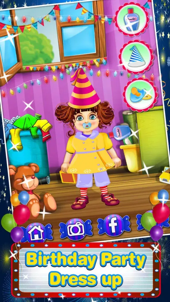 Baby First Birthday Party - New baby birthday planner game应用截图