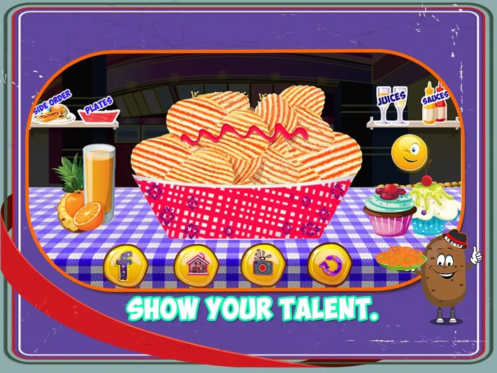 Скриншоты Fries Maker - Crazy french fries kitchen cooking game iPad 
