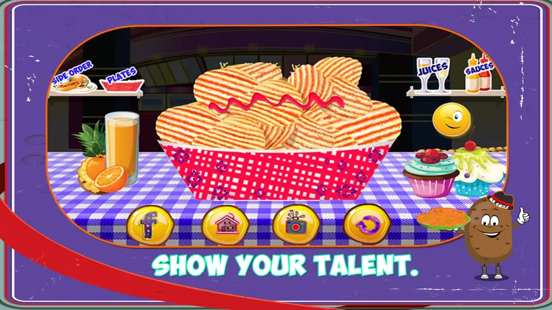 Скриншоты Fries Maker - Crazy french fries kitchen cooking game