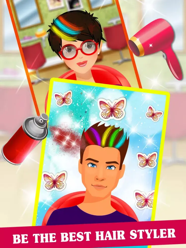 ภาพหน้าจอของ Girls Hair Salon - Hairstyle & Makeup Party 2017 iPad 