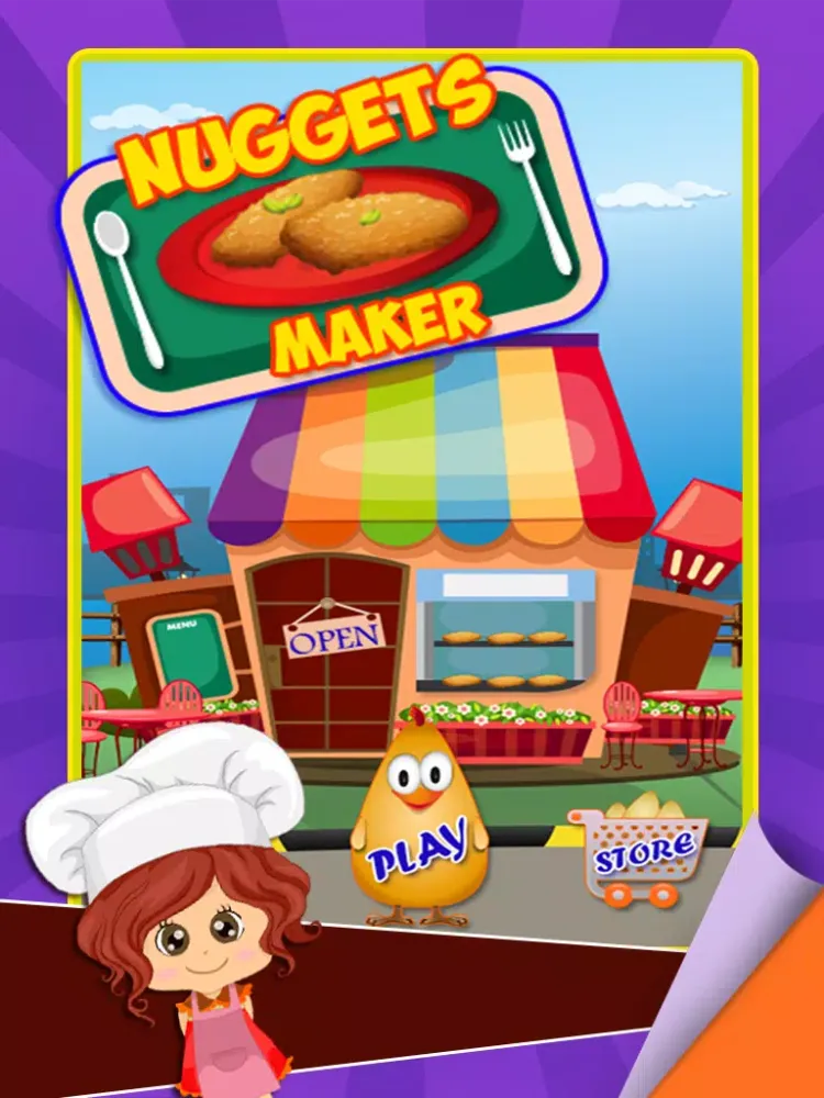 تصاویر Nuggets Maker – Preschool fast food cooking game and free fried chicken invaders iPad 