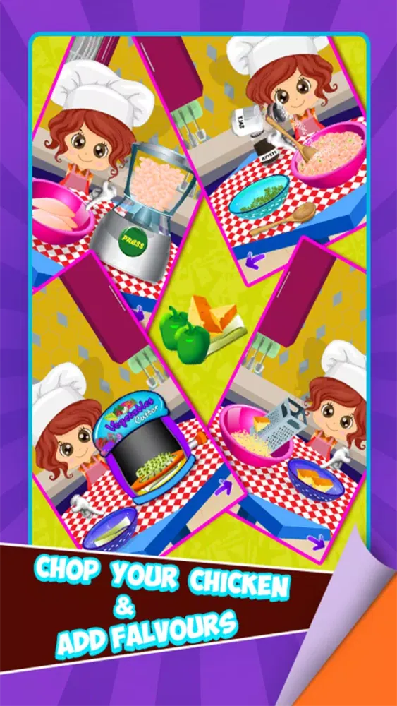 تصاویر Nuggets Maker – Preschool fast food cooking game and free fried chicken invaders