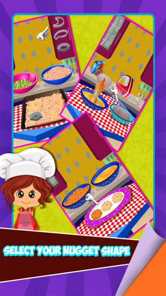 تصاویر Nuggets Maker – Preschool fast food cooking game and free fried chicken invaders