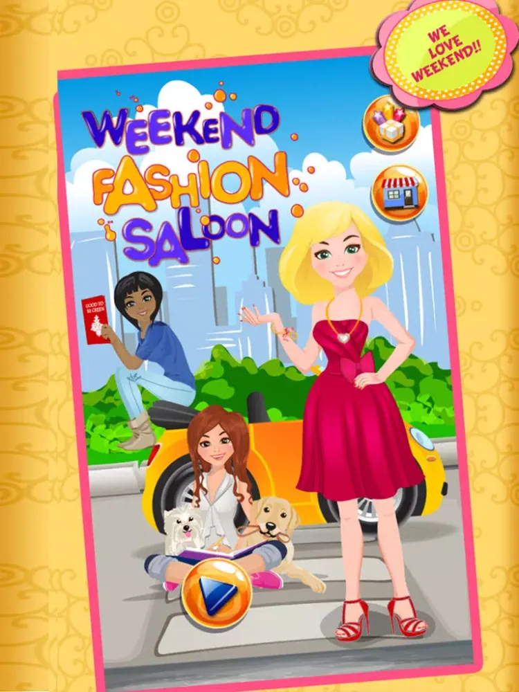 Weekend Fashion Saloon – Girl dress up stylist boutique and star makeover salon game iPad  स्क्रीनशॉट