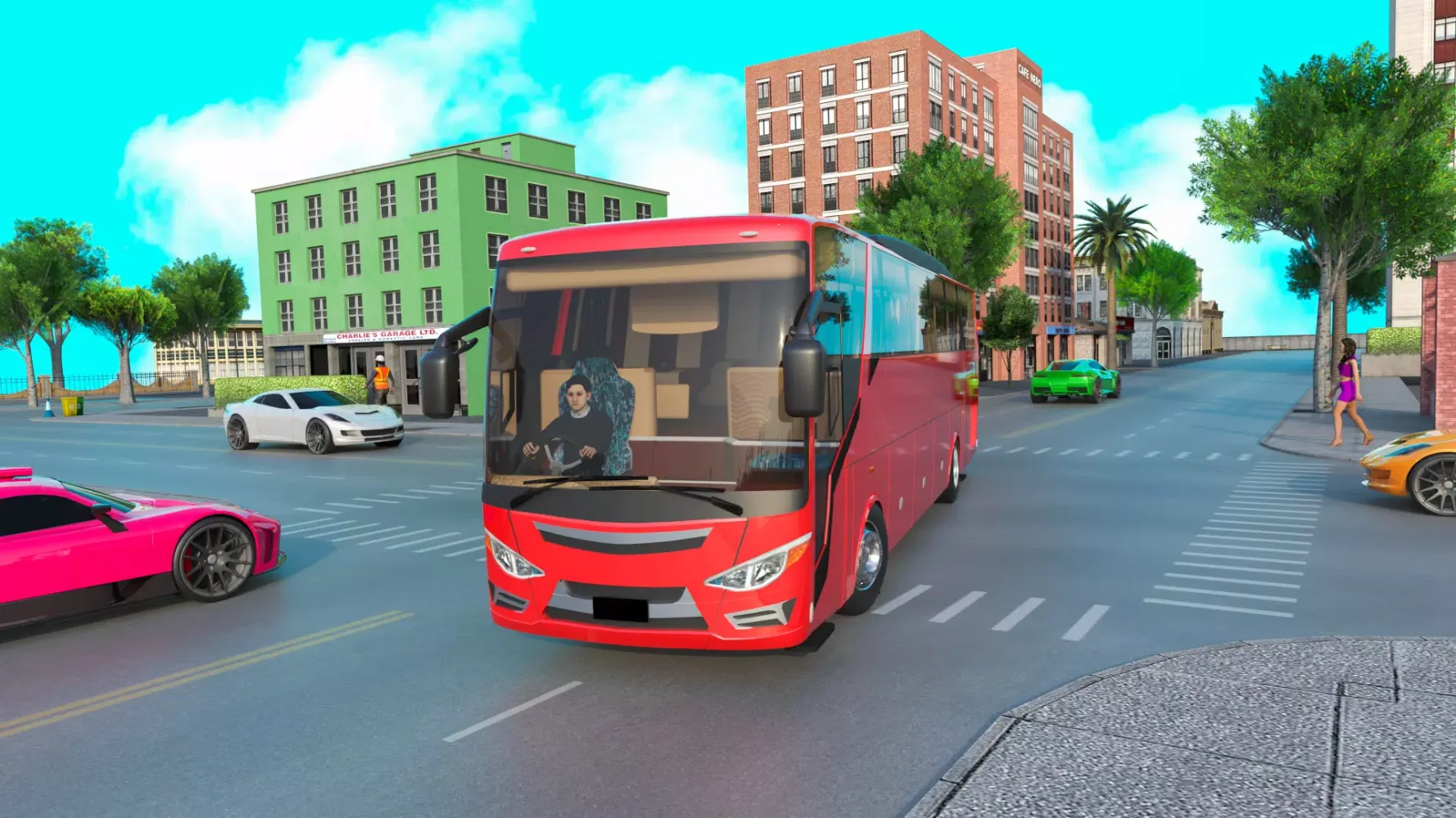 Bus Driving Simulator:Bus Game Ekran Görüntüleri
