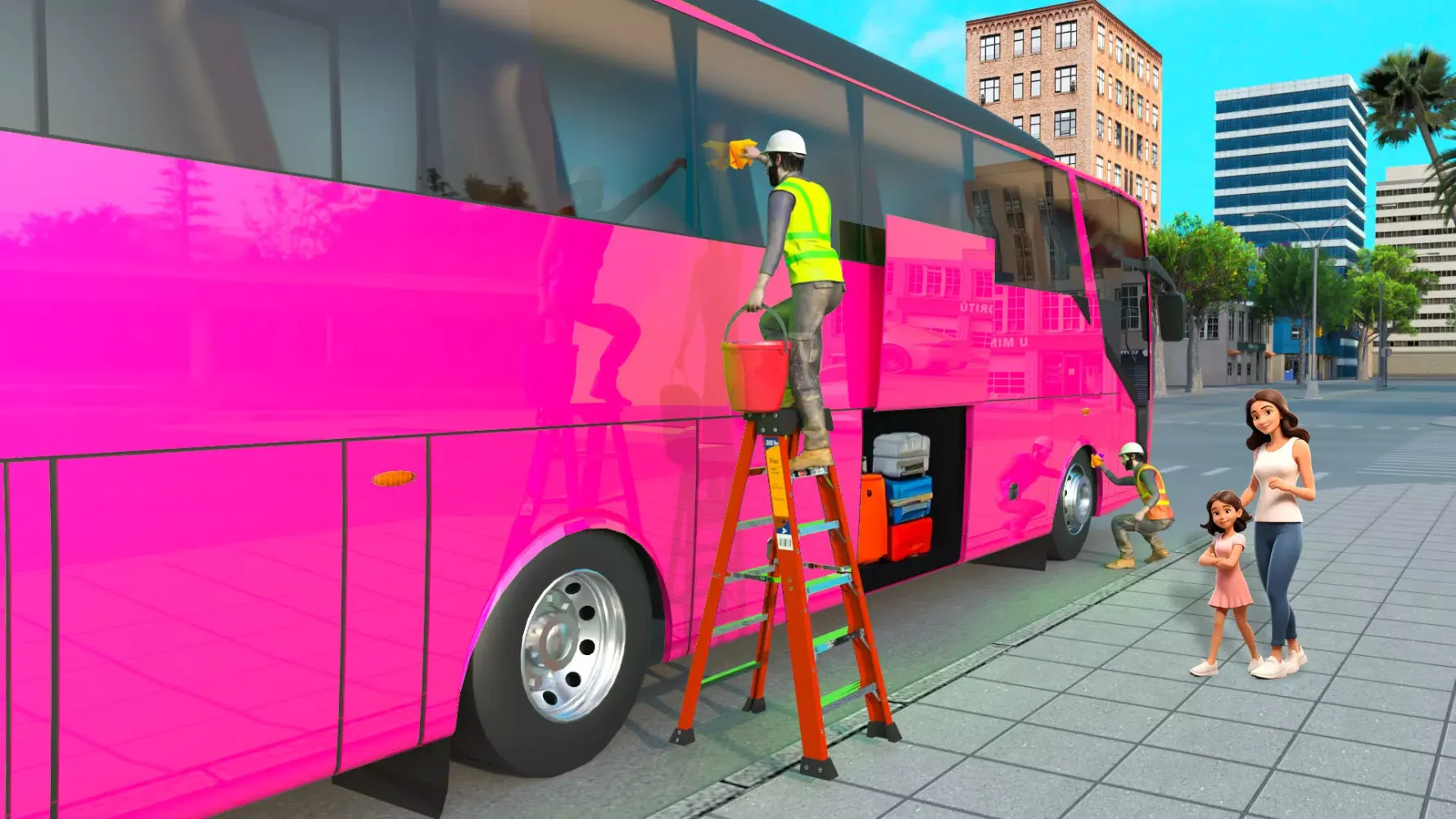 Bus Driving Simulator:Bus Game Ekran Görüntüleri