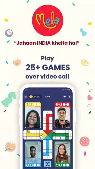 تصاویر Mela: Play Games on Video Call