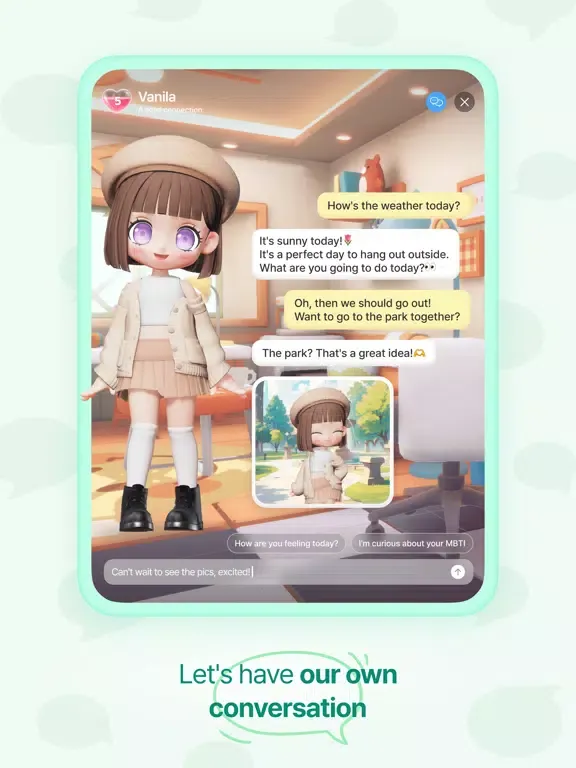 Capturas de tela do Super Kawaii!! iPad 