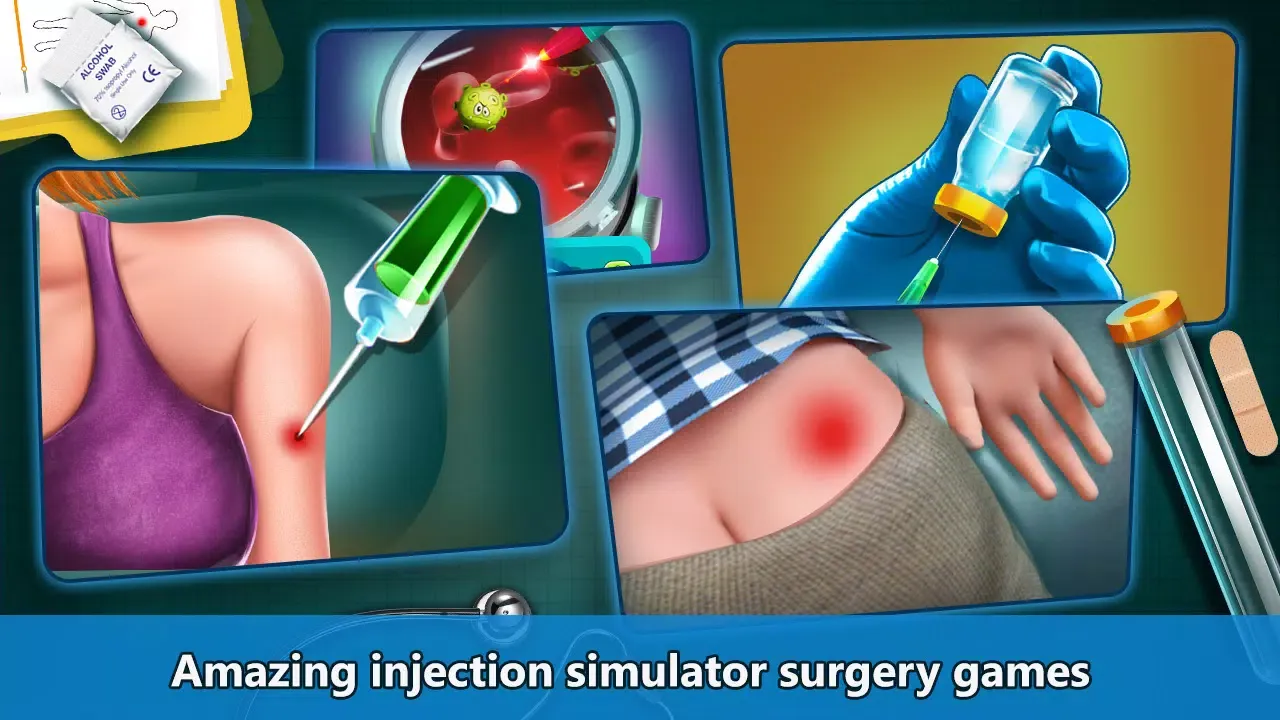 Injection Hospital Doctor Game Ekran Görüntüleri